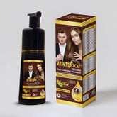 New Face Hair Coloring Shampoo | Professional Formula for Natural Brown Hair